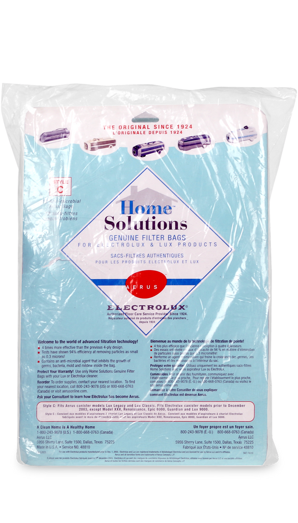 (Style C) Home Solutions™ Genuine Filter Bags